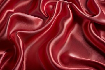 Obraz premium Red Luxurious Silk Fabric