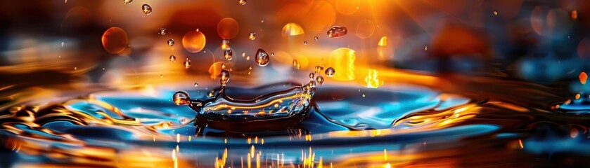 Abstract Photography that plays with water reflections, creating mesmerizing patterns that challenge perception.