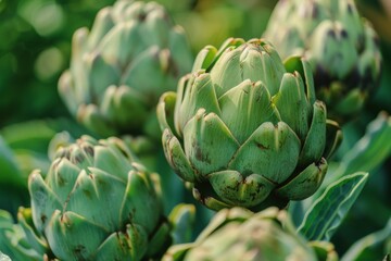 Fototapeta premium Artichoke Plant Close-up