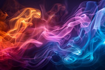 Colorful Abstract Smoke Background