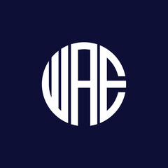 wae circle logo design