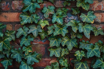 ivy creeper on a brick wall