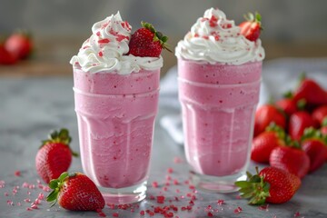 Strawberry Milkshake Delight