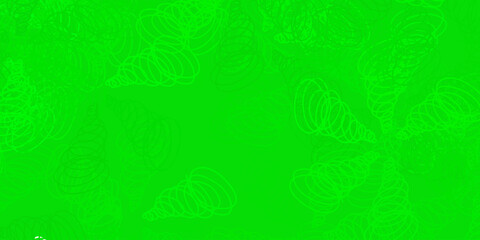 Light green vector layout with curves.