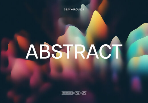 Abstract 3D Backgrounds