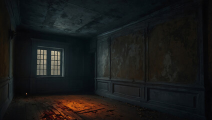 Fototapeta premium old abandoned room