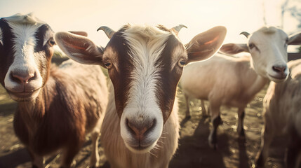 Close Up Photo of a Goat's Face