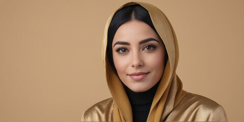 A portrait beautiful female modeling nice posing professional