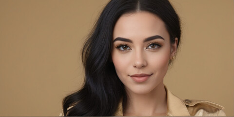 A portrait beautiful female modeling nice posing professional