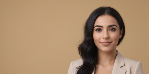 A portrait beautiful female modeling nice posing professional