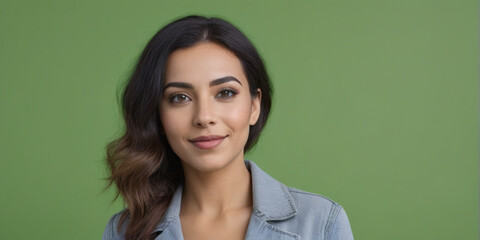 A portrait beautiful female modeling nice posing professional