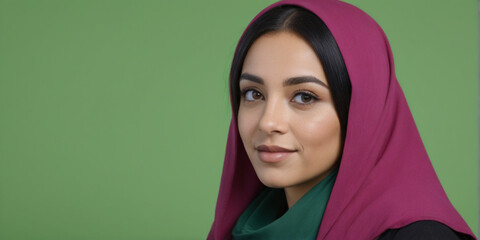 A portrait beautiful female modeling nice posing professional