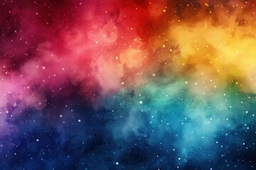 Vibrant Abstract Surreal Gradient Background with Digital Noise Effect