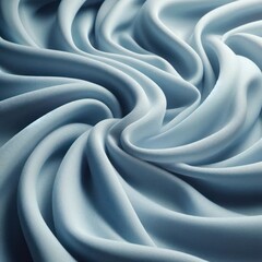 Fototapeta premium Soft and Smooth Powder Blue Fabric Detail