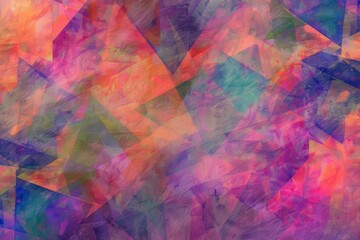 Fototapeta premium Abstract Surreal Digital Art with Soft-Focus Gradient in Vibrant Colors