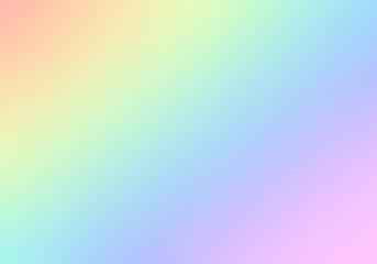 Sanfter Farbverlauf in Pastell  regenbogen