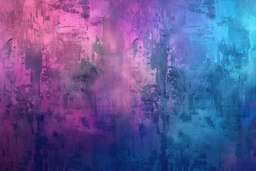 Obraz premium Abstract Surreal Digital Art with Soft-Focus Gradient Background in Pink and Blue
