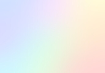 Regenbogenfarbverlauf in Pastelltönen