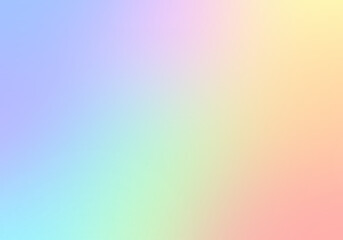 Regenbogenfarbverlauf in Pastellt&ouml;nen