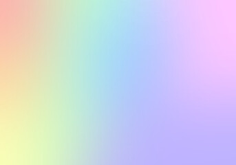 Regenbogenfarbverlauf in Pastelltönen