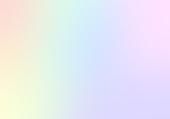 Regenbogenfarbverlauf in Pastelltönen
