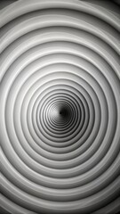 Obraz premium he image appears to show a grayscale abstract pattern with concentric circular or spiral shapes.