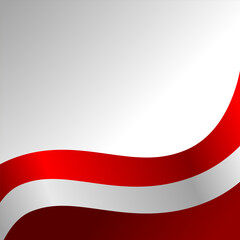 Indonesian flag template gradient background. white and red gradient background with copy space