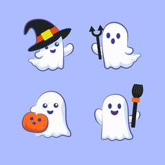 halloween ghost cartoon