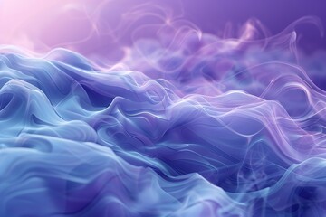 Fototapeta premium Ethereal Waves of Light and Color in a Dreamlike Abstract Landscape