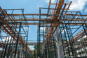 Construction of a new building structure