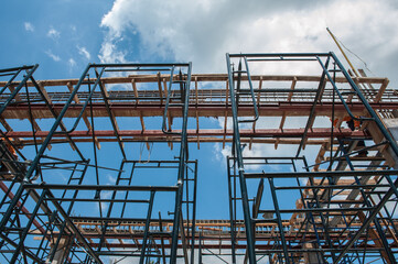 Construction of a new building structure