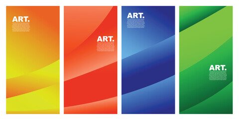 Obraz premium Nice color background template used for cooler banners and social media