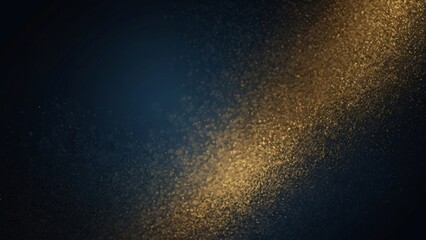 Gold glitter texture on black background. Golden sparkle abstract background.