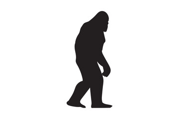 Bigfoot Svg, Bigfoot Sign Svg, Yeti Svg, Silhouette, Bigfoot Peace Sign Svg, Wild Monster Svg, Sasquatch SVG, 