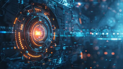 Obraz premium Technology background