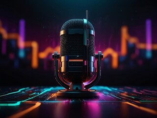microphone on stage