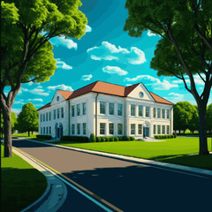 Back to school vector design. Back to school text in chalkboard element with light bulb and pen educational elements. Vector illustration back to school concept