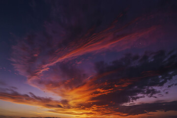 Obraz premium Sunset sky