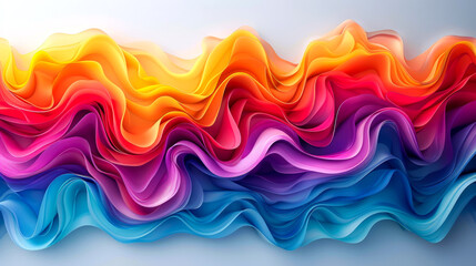 Fototapeta premium background abstract wave of gradient colorful