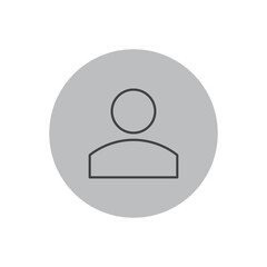 person user account profile icon vector