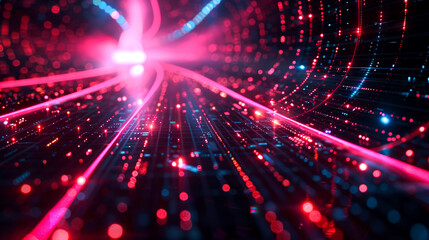 Fototapeta premium background digital of technology futuristic of AI