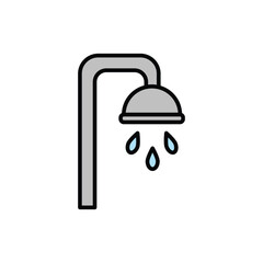Shower icon vector design templates simple and modern