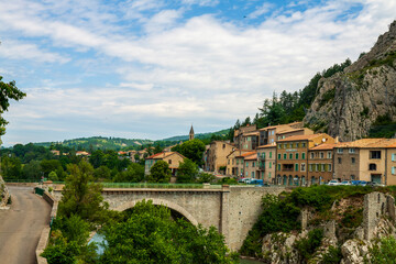 Sisteron, photographies de voyage, ville Fran&ccedil;aise, tourisme, vue de la ville de Sisteron 