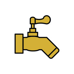Faucet icon vector design templates simple and modern