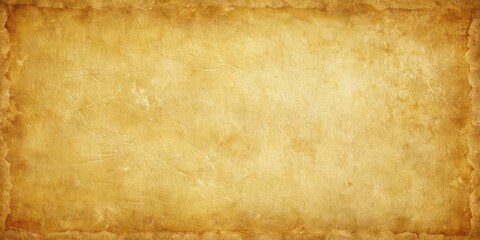 Naklejka premium Vintage textured paper background with aged yellowed edges, aged, antique, backdrop, blank, brown, distressed, grunge, material