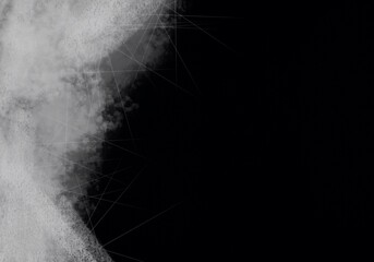 Black Abstract Grunge Texture Background