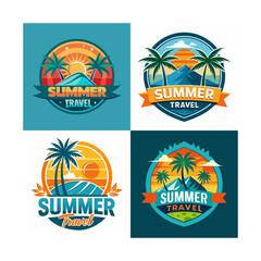 Fototapeta premium summer holiday poster