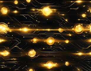 abstract futuristic background with glowing lines