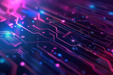 Fototapeta premium Abstract background with technology circuit board texture. Electronic motherboard illustration. Communication and engineering concept