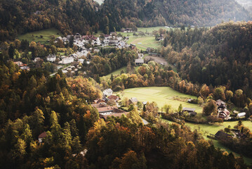 Autumn landscape in Slovenia